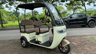 Santong M2 chiếc xe điện 3 bánh có thể chạy 120km/1 lần sạc