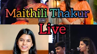 Maithili Thakur | Mere Rashke Qamar | Sochta Hoon Ke Woh Kitne Masoom They | Live Concert | Thane 23