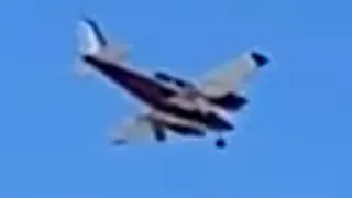 Beech 95-B55 Baron (N212SM, C-GRIB) flying over my house compilation with a 2 bladed prop