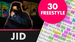 JID on 30 Freestyle - Lyrics, Rhymes Highlighted (465)