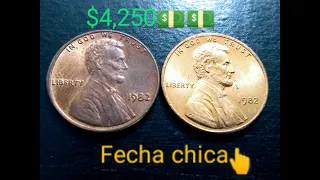 ***increíble 1982 no mint Mark 💵💵👆valor centavo Lincoln