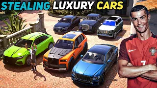 Gta 5 - Stealing Luxury Cars 2023 With Cristiano Ronaldo (Real Life Cars #35)