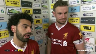 Mohamed Salah: "I want to thank everyone" after his four goals against Watford