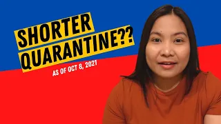 5 DAYS HOTEL QUARANTINE NA LANG IF FULLY VACCINATED? PHILIPPINES TRAVEL UPDATE AS OF OCT. 8, 2021