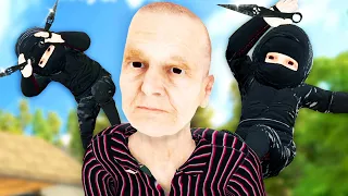 We Became Ninja Toddlers and Attacked our Grandma (Granny Simulator)