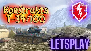 Konštrukta T-34/100 В РАНДОМЕ WOT BLITZ! КАЧАЮ НОВУЮ ВЕТКУ ЧЕХОСЛОВАКИИ В WOT BLITZ / ДЕНЬ #2