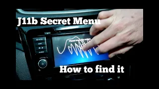 How to access the Secret Menu on Nissan Qashqai J11b