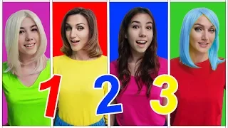"Counting to 10" in Four MORE Languages! Kids Learn to Count - Numbers Song