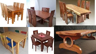 Creative Wooden Dining Table Design Ideas/Modern Wooden Dining Table Designs Ideas/ DIY Wood chair