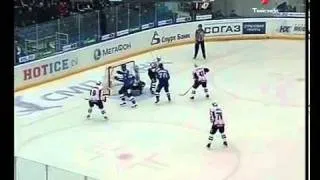 KHL : Neftekhimik Niznekamsk vs. Dinamo Riga 5:4 SO ; 29.10.2011.