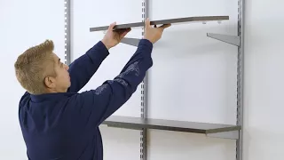 Installing Elfa Solid Shelf