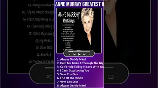 Anne Murray Greatest Hits Playlist - Anne Murray Best Songs Country Hits #shorts