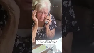 Grandmother Trolls Phone Scammers #shorts