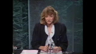 BRT-journaal 'halfelf' met Martine Tanghe (17 mei 1990) (laatste 5') ***RE-UPLOAD