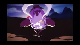 Luffy reflects blast breath back at kaido(Gear 5)