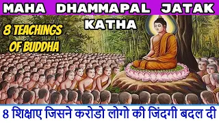 ☸️4 : बुद्ध की 8 शिक्षाए | , Maha Dhammapal Jatak Katha, Teaching of #Buddha | Samyak Culture