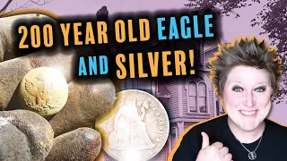 200 YEAR OLD EAGLE and SILVER!  |  Metal Detecting with the Minelab Equinox 600