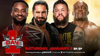 WWE Day 1 - Fatal 4 Way - Big E vs Seth Rollins vs Kevin Owens vs Bobby Lashley