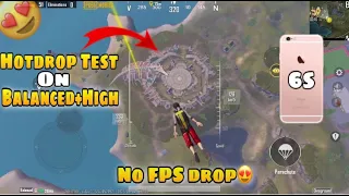 iPhone 6s Balanced+30FPS🥲| 6s PUBG Livik Hotdrop Test After 2.6 Update | 2GB+32GB | NO FPS DROP😍