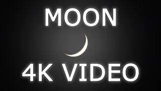 The moon 4K video - Canon M50 EF-M 55-200mm f/4.5-6.3
