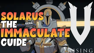 V Rising - Last Boss Solarus the Immaculate Full Fight & Guide | Fallen Angel, Soul shard