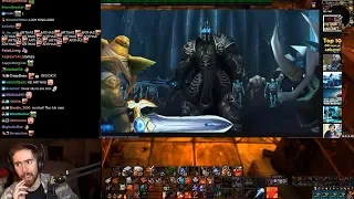 Asmongold Reacts to The Wrathgate Remastered (World of Warcraft Cinematic) by IKedit