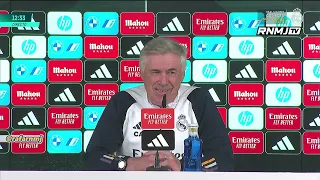 ANCELOTTI Rueda de prensa hoy previa Real Madrid - Girona (08/02/2024)