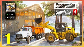 Construction Simulator 4 Gameplay Walkthrough Part 1 (Android, iOS)