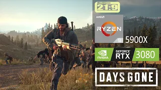 Days Gone - Ryzen 9 5900x + RTX 3080 | Highest Settings | Ultrawide 21:9 2560x1080 | PC