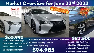 Lexus LC500 | Market Review | 6.23.23