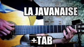 Tuto Guitare - LA JAVANAISE (+TAB) - version de Mathieu Saïkaly pour guitaristes intermédiaires