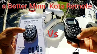 New More User Friendly Minn Kota I-Pilot Micro Remote vs  I-Remote Access Pilot System