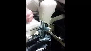 2016 Nissan Altima auto shift knob removal