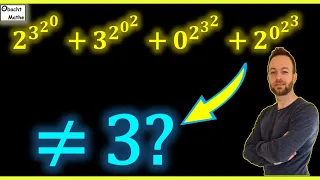 Es ist nicht 3!? 95% liegen hier falsch! Du auch?! 👀 Mathe Basics #471 👀 #obachtmathe #rätsel