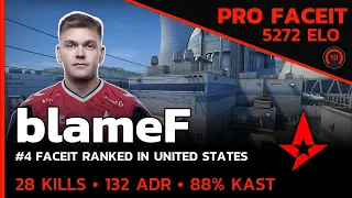 blameF Astralis SMURFING AT 5200 ELO🔥 w/Buzz (NUKE) FACEIT LVL 10 / CSGO POV / Sep 16, 2023