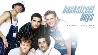 Backstreet Boys - I Want It That Way (Stripped Acoustic Mix)