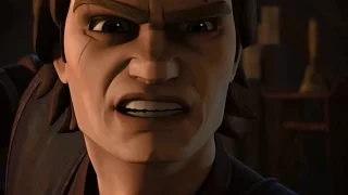 Foreshadowing of Anakin's turn to the Dark side in Star Wars The Clone Wars