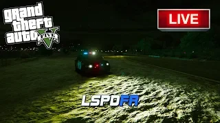 GTA 5 LSPDFR LIVE STREAM - CROWN VIC - Sheriff Patrol with Spotlight added