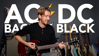 Back In Black Guitar lesson - AC/DC Guitar tutorial