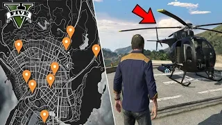 GTA 5 - All Helicopter Locations - Story Mode (Buzzard, Frogger, Maverick, & More...)