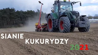 🌽Siew kukurydzy 2021 z nowymi nabytkami Fendt 720 vario & Vaderstad Tempo T🌽