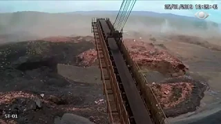 Moment of Brazil dam collapse caught on camera