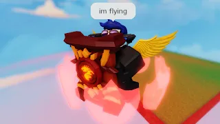 They made this kit free.. You can literally fly (Roblox Bedwars)