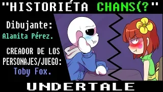 sans x chara (? "CHANS cartoon" [UNDERTALE]