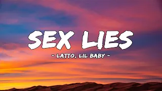 LATTO, LIL BABY - SEX LIES (Lyrics)