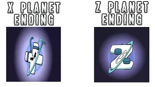 Now I know my abcs but it's planet X vs planet Z | alphabet lore epilogue good ending