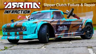 Arrma Infraction 3s BLX Slipper Clutch | Spur Gear Failure & Repair