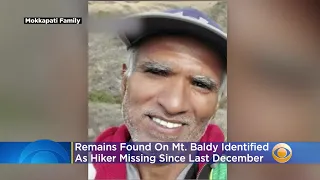San Bernardino Sheriff: Remains Found On Mt. Baldy Identified As Hiker Missing Since Last December