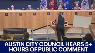 Austin City Council hears over five hours of public comment | FOX 7 Austin