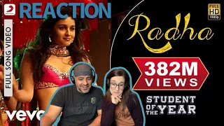 Radha REACTION SOTY | Alia Bhatt | Sidharth Malhotra | Varun Dhawan